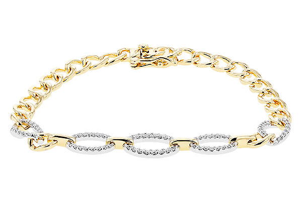C274-20408: BRACELET .75 TW (INCLUDES BAR LINKS)