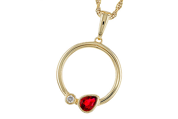 C275-11345: NECKLACE .24 RUBY .26 TGW