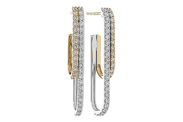 C275-12199: EARRING .98 TW