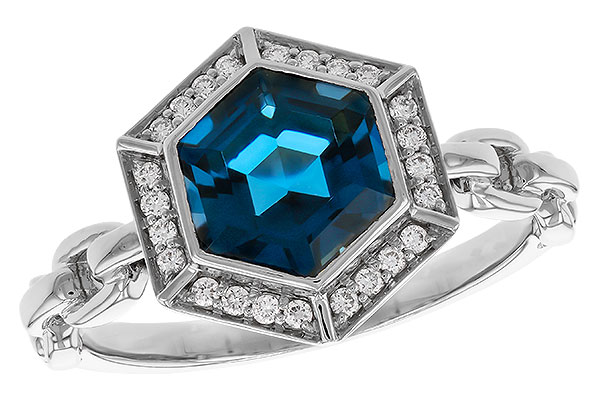 C275-14954: LDS RG 2.03 LONDON BLUE TOPAZ 2.14 TGW (7.5MM LBT)