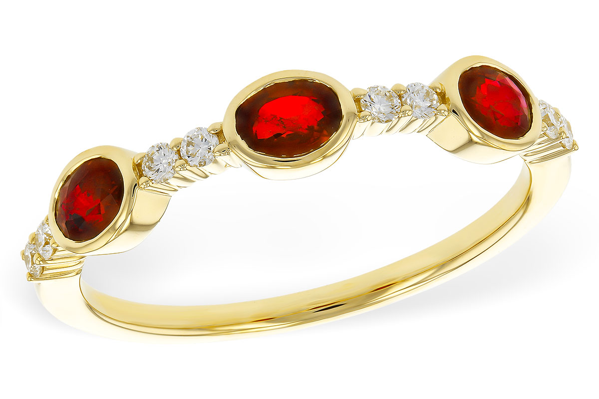 C275-17645: LDS WED RG .66 TW RUBY .78 TGW