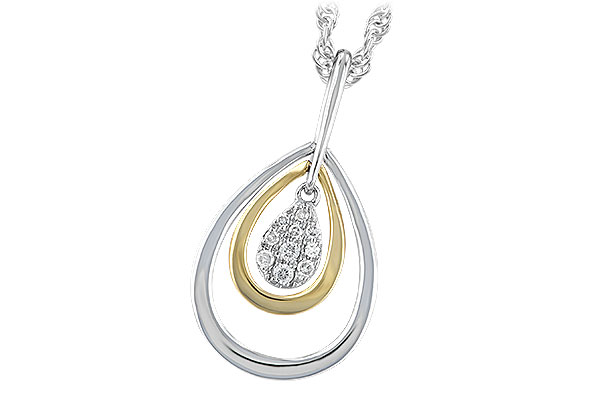 D184-22272: NECKLACE .04 TW