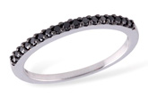 D185-16799: LDS WED RG .16 TW BLACK DIAS