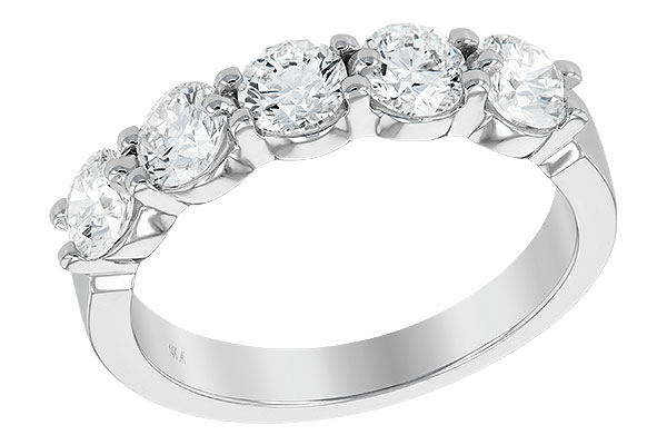 D186-06781: LDS DIA WED RG 1.50 TW (5 STONES)