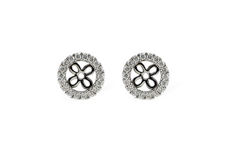 D187-85836: EARRING JACKETS .24 TW (FOR 0.75-1.00 CT TW STUDS)