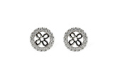 D187-85836: EARRING JACKETS .24 TW (FOR 0.75-1.00 CT TW STUDS)