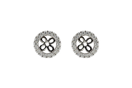D187-85836: EARRING JACKETS .24 TW (FOR 0.75-1.00 CT TW STUDS)