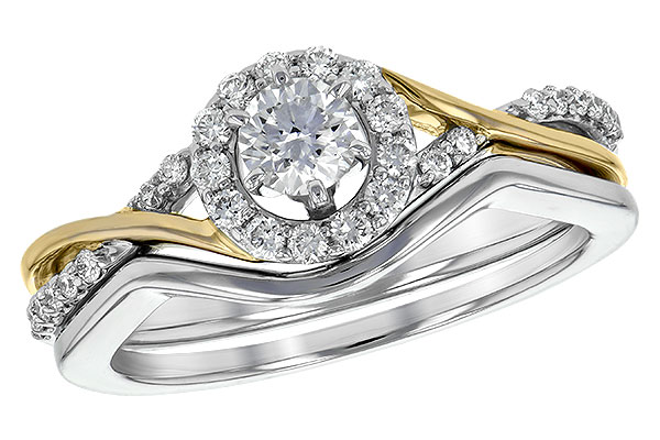 D187-87645: SET .26 BR .50 TW (WG SH & YG TRIM)