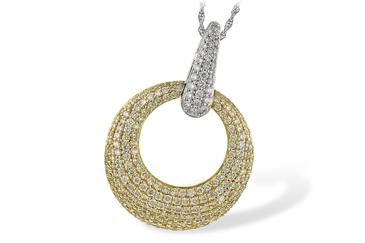 D189-66808: NECK 1.64 YELLOW DIAS 1.90 TW