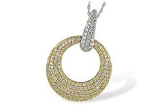 D189-66808: NECK 1.64 YELLOW DIAS 1.90 TW