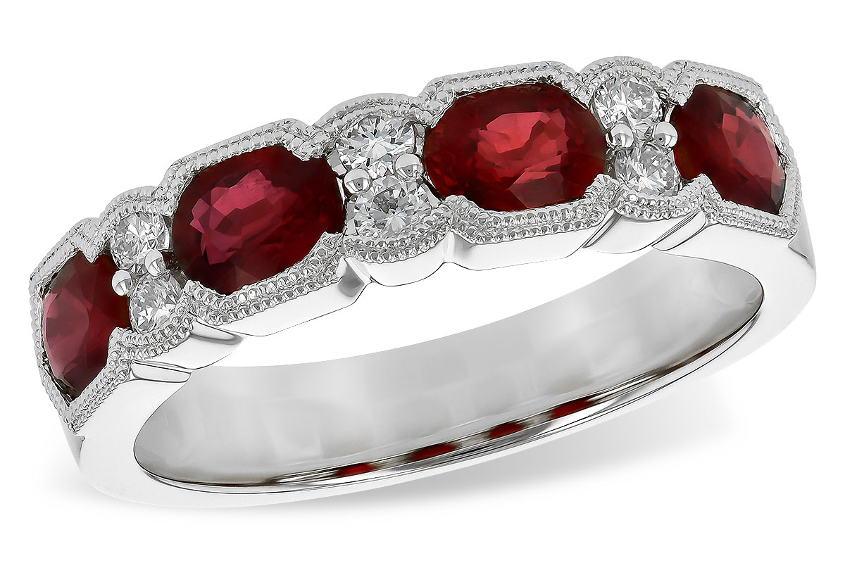 D190-56799: LDS WED RG 1.66 RUBY 1.84 TGW (5x4MM RUBY)