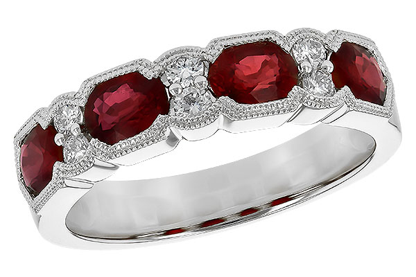 D190-56799: LDS WED RG 1.66 RUBY 1.84 TGW (5x4MM RUBY)