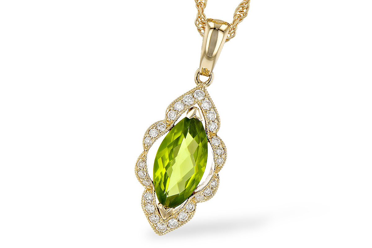 D190-60436: NECK .94 PERIDOT 1.05 TGW