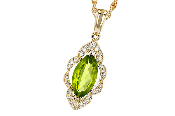 D190-60436: NECK .94 PERIDOT 1.05 TGW