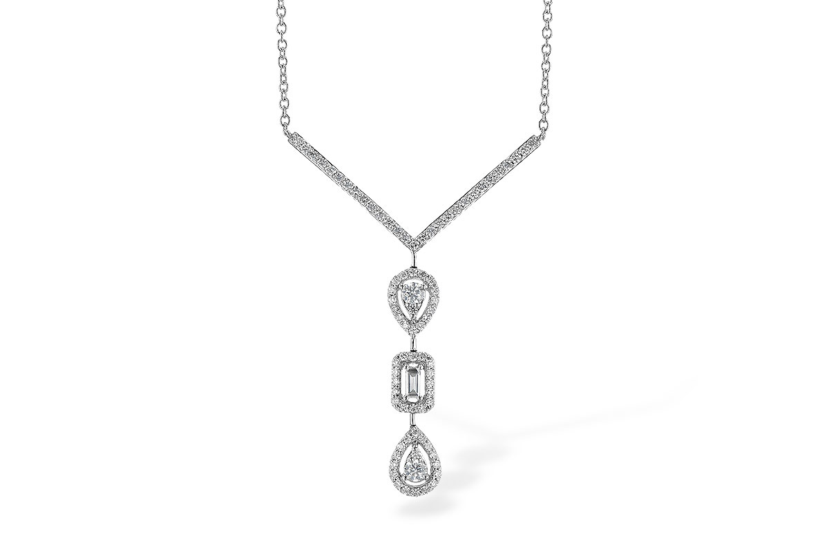 D273-31308: NECK .04 BAGUETTE .50 TW (18")