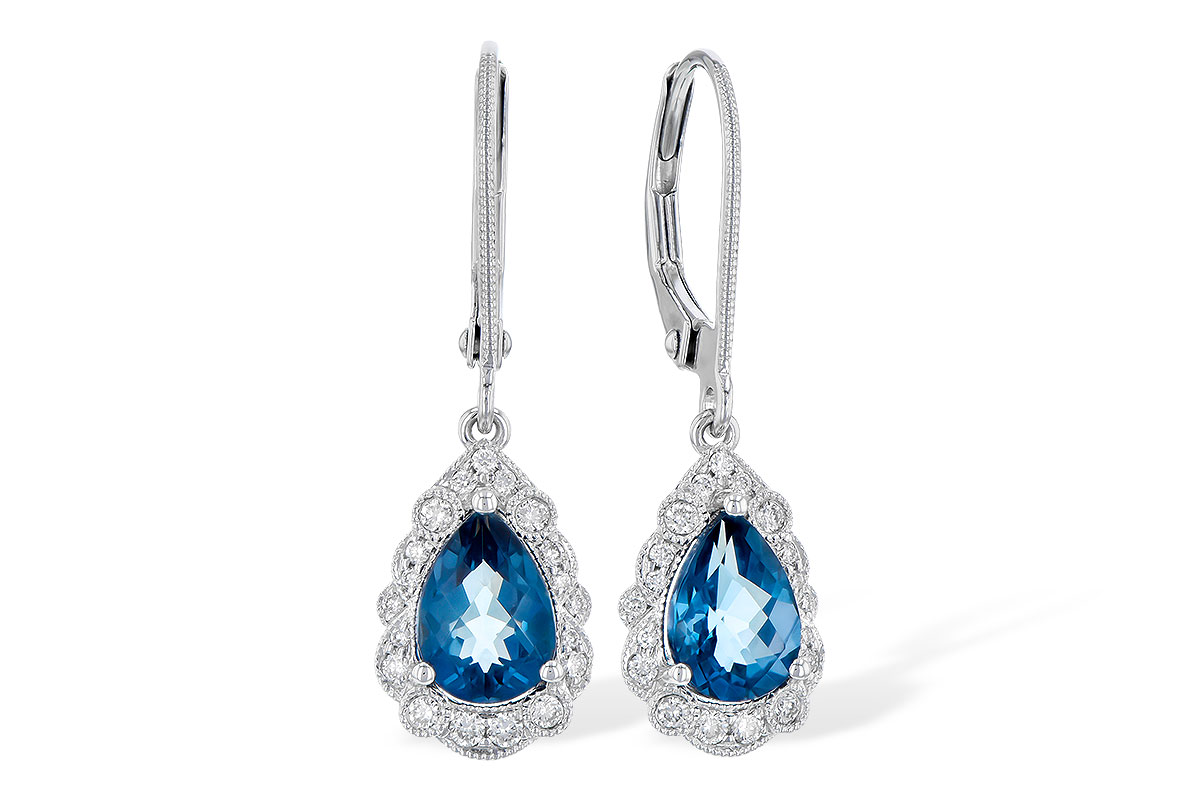 D273-34999: EARR 1.48 TW LONDON BLUE TOPAZ 1.63 TGW