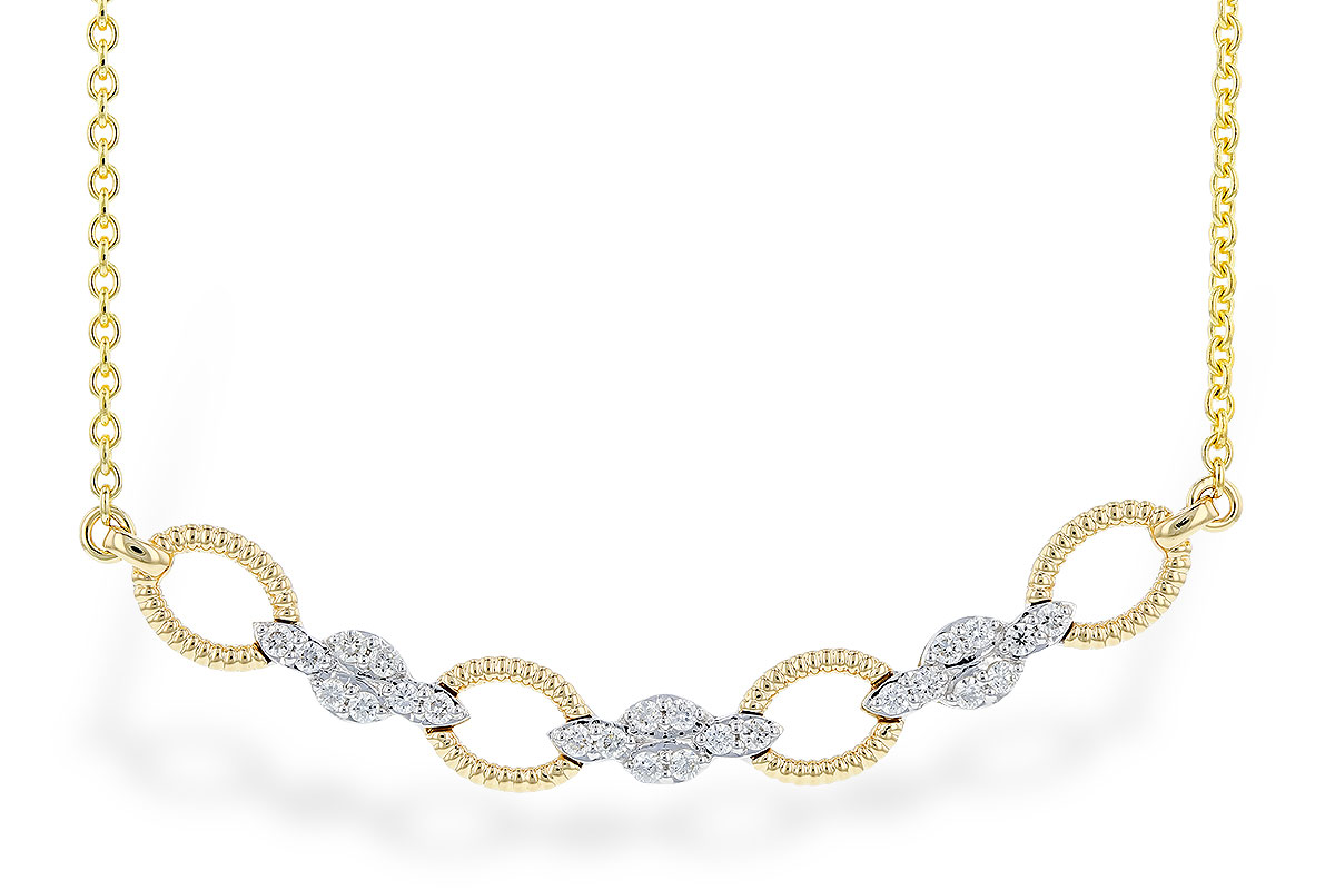 D274-21299: NECKLACE .25 TW (18")