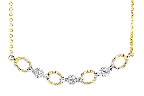 D274-21299: NECKLACE .25 TW (18")