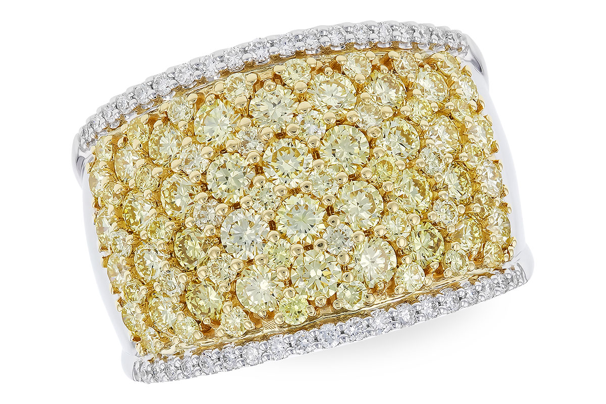 D274-21317: LDS DIA WED RG 2.19 YELLOW DIAS 2.37 TW