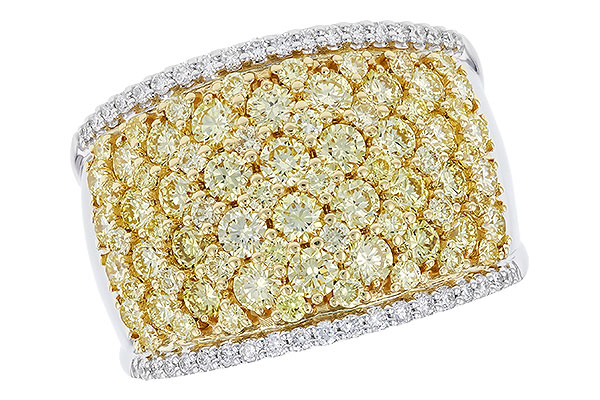D274-21317: LDS DIA WED RG 2.19 YELLOW DIAS 2.37 TW