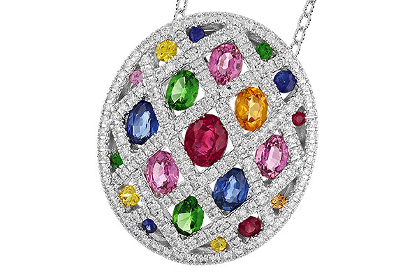 D274-23145: NECK 2.45 MULTI-COLOR TW 3.00 TGW