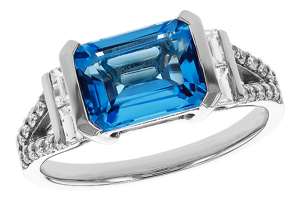 D274-24945: LDS RG 2.64 BLUE TOPAZ 3.00 TGW (9x7MM BT)