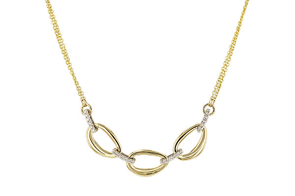 D275-10381: NECKLACE .25 TW (18")