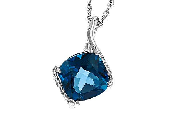 D275-15881: NECK 4.42 LONDON BLUE TOPAZ 4.50 TGW (10MM LBT)