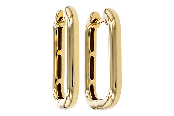 D275-15908: GOLD EARRINGS (23MM)