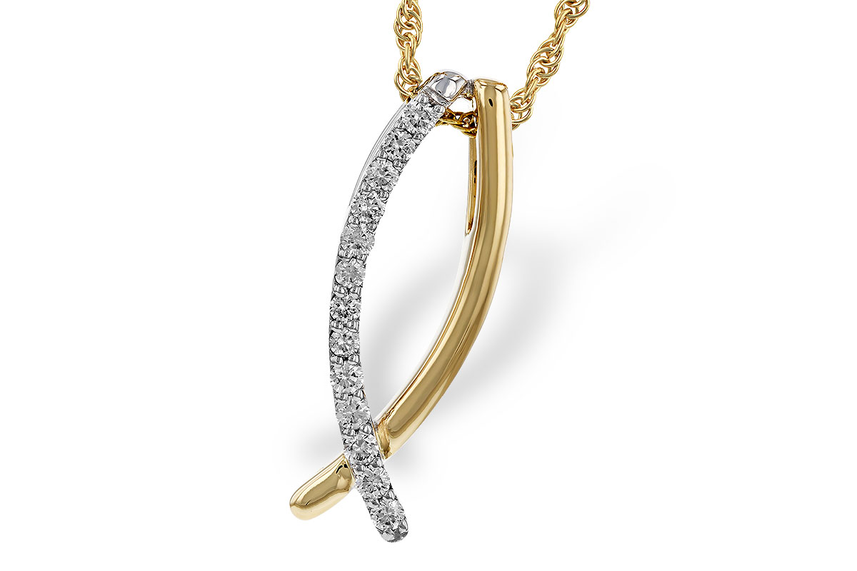 D275-16754: NECKLACE .25 TW