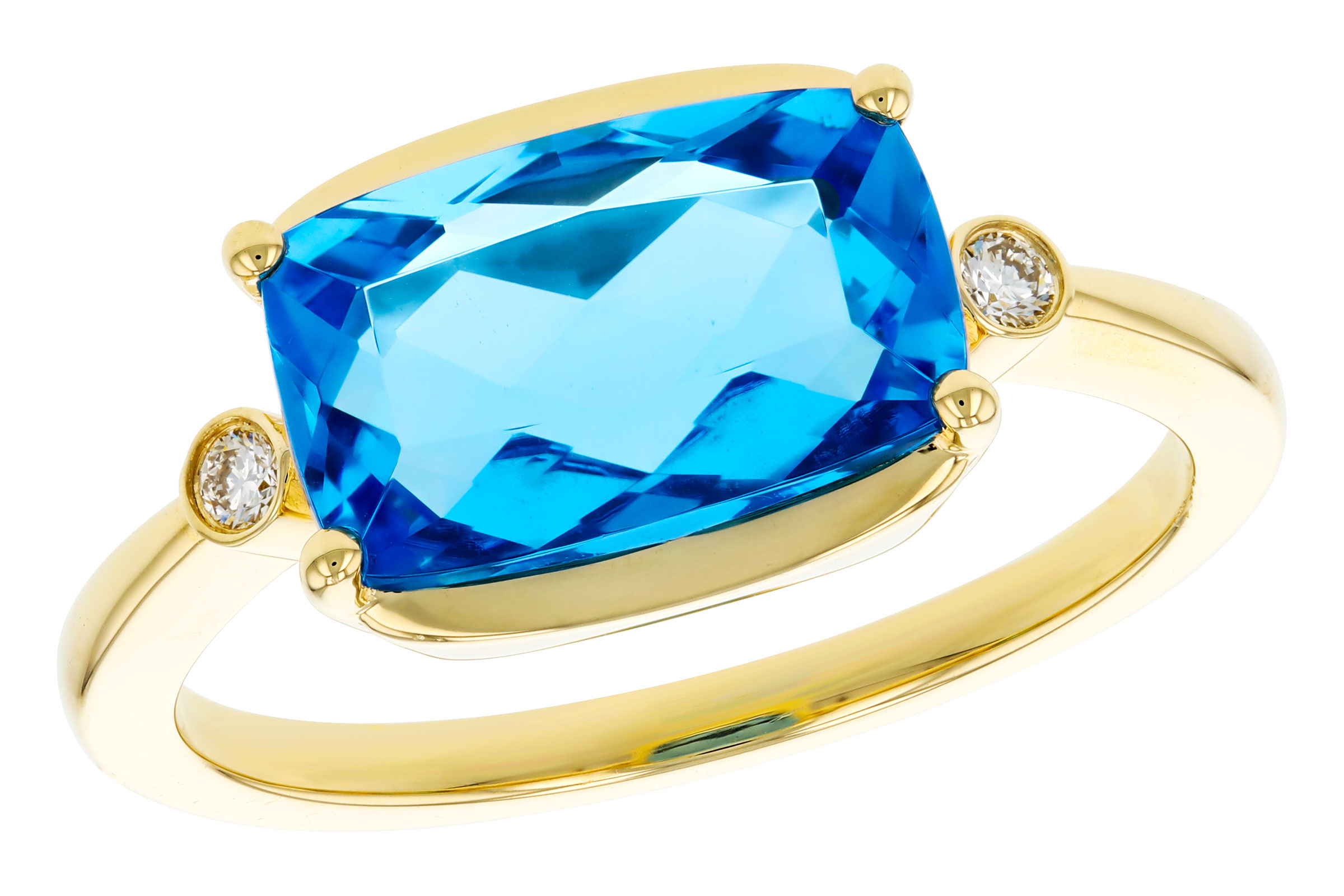 D276-02199: LDS RG 2.88 BLUE TOPAZ 2.92 TGW (11x7MM BT)