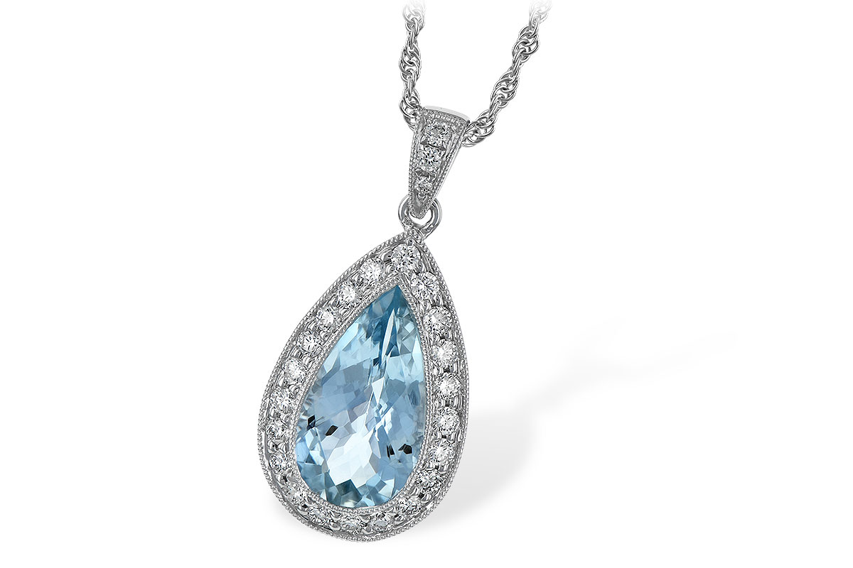 E006-08626: NECKLACE 2.20 AQUA 2.55 TGW
