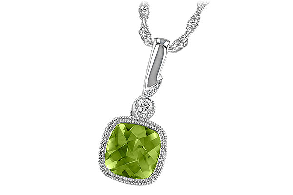 E184-25890: NECK .97 PERIDOT .99 TGW