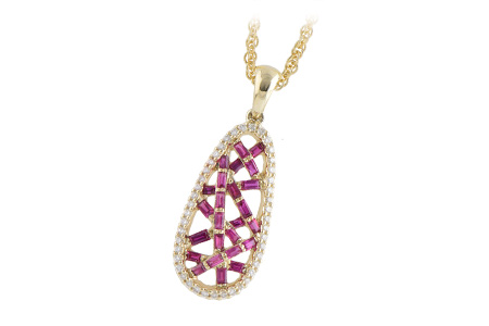 E188-75881: NECK .39 RUBY .52 TGW