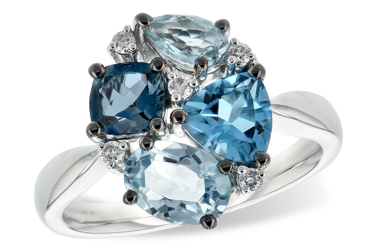 E189-64917: LDS RG 2.57 BLUE TOPAZ 2.65 TGW