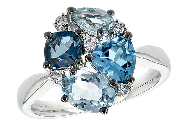 E189-64917: LDS RG 2.57 BLUE TOPAZ 2.65 TGW