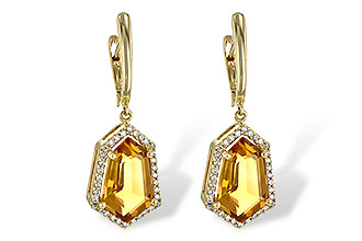 E190-55863: EARR 3.80 TW CITRINE 4.05 TGW