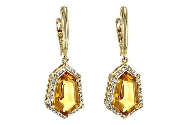 E190-55863: EARR 3.80 TW CITRINE 4.05 TGW