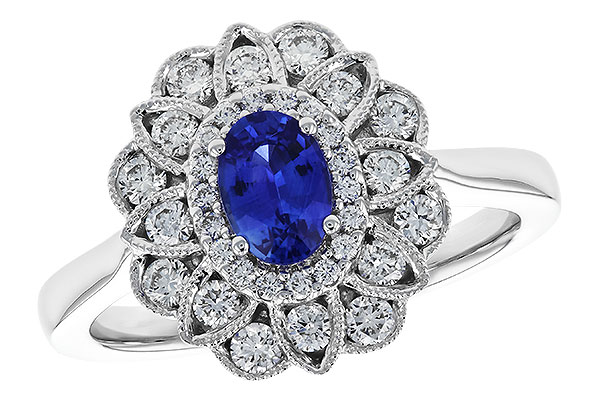 E274-25854: LDS RG .60 TW SAPPHIRE 1.12 TGW (6x4MM SAPP)