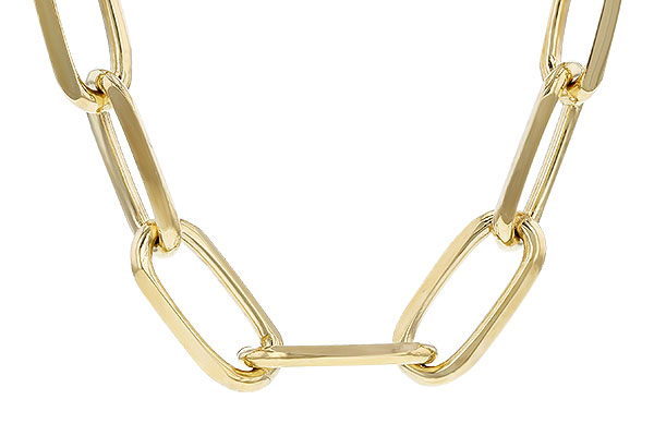 E275-09463: PAPERCLIP XL (16IN, 5.2MM, 14KT, LOBSTER CLASP)