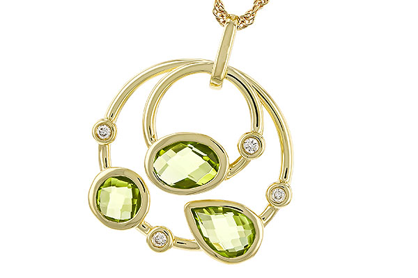 E275-09472: NECKLACE 2.20 PERIDOT 2.26 TGW