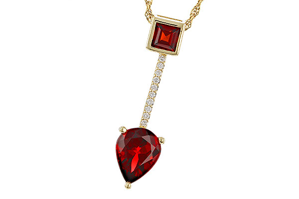 E275-11290: NECKLACE 2.15 GARNET 2.20 TGW