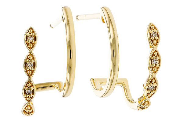 E275-13108: EARRINGS .03 TW