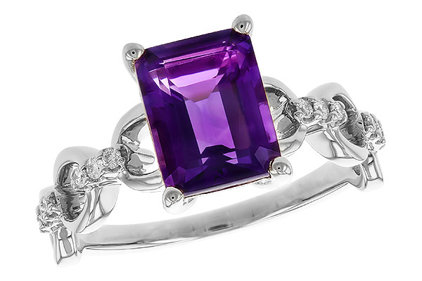 E275-15845: LDS RG 1.95 AMETHYST 2.05 TGW (9x7MM AMY)