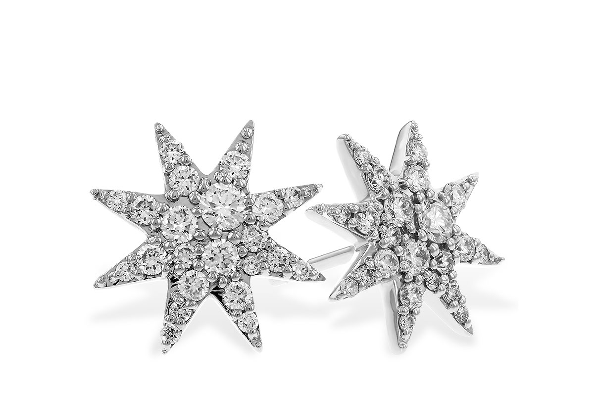 E275-15854: EARRINGS .50 TW