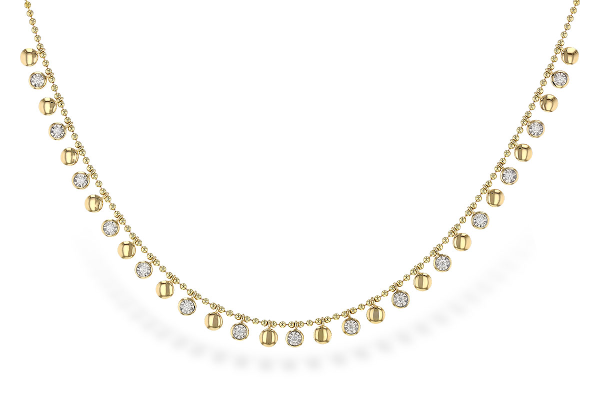 E275-16799: NECKLACE .24 TW