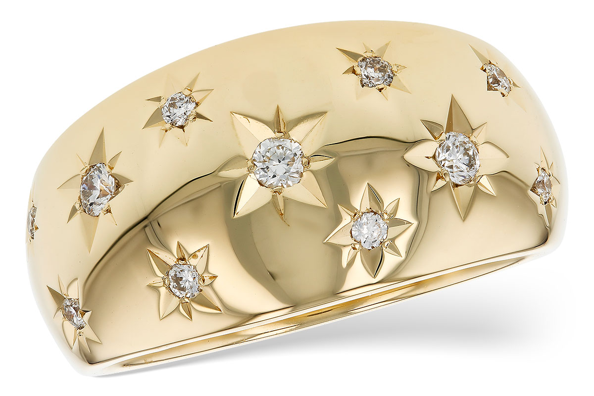 E276-00426: LDS DIA WEDDING RING .18 TW