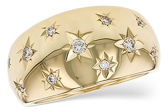 E276-00426: LDS DIA WEDDING RING .18 TW