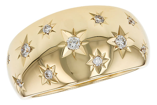 E276-00426: LDS DIA WEDDING RING .18 TW