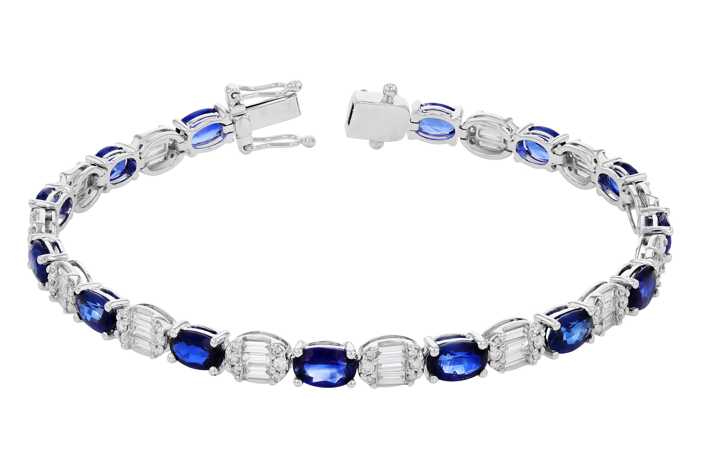 E276-01363: BRACELET 7.28 TW SAPPHIRE 8.98 TGW (7")